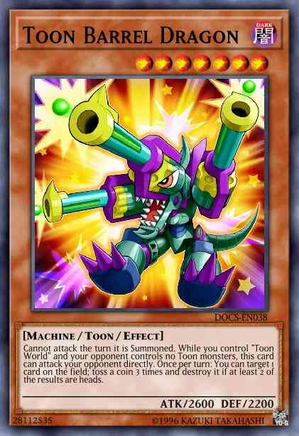 Toon Barrel Dragon - LDS1-EN064 - Common - 1st Edition