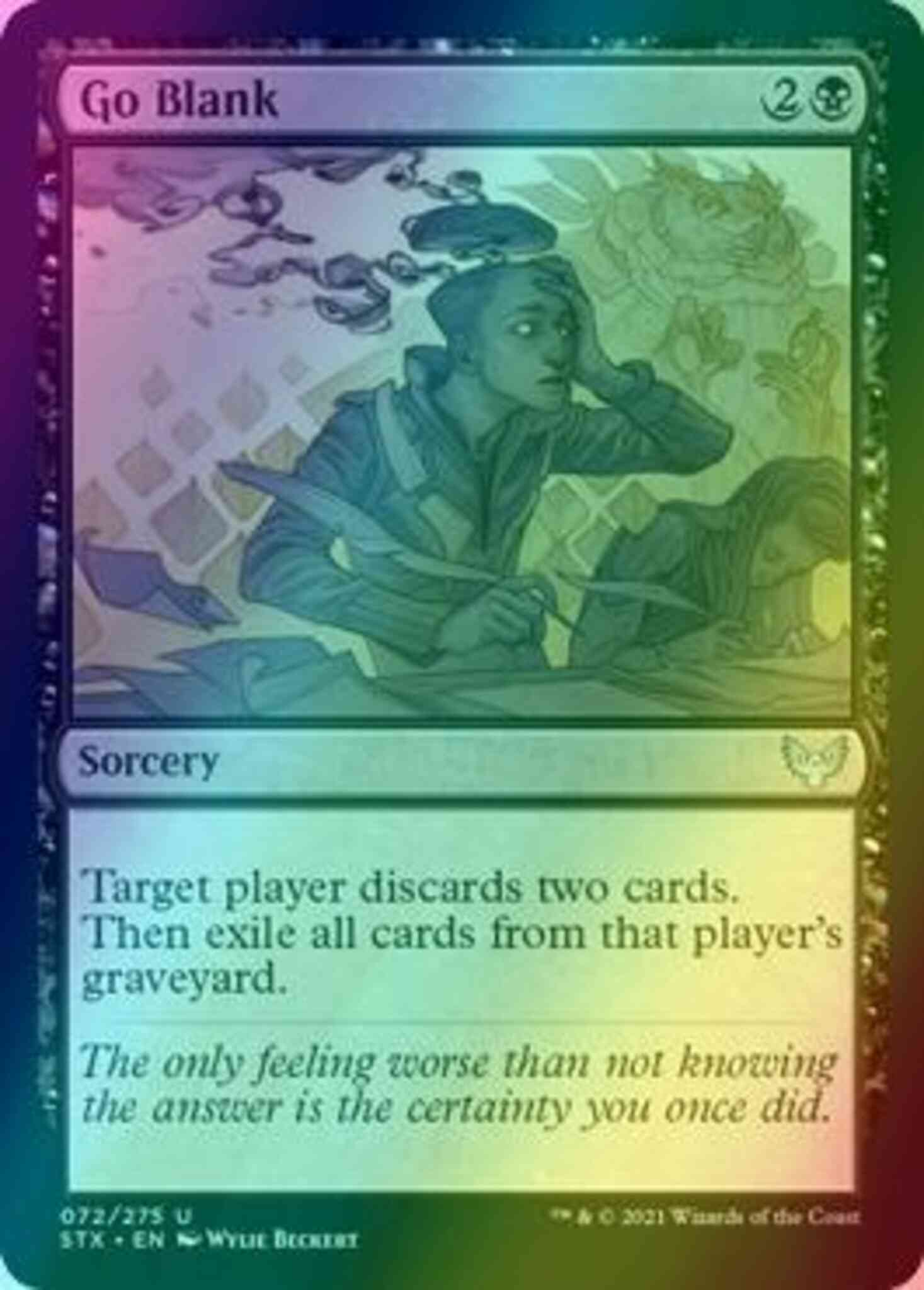 Go Blank [72] [Strixhaven: School of Mages] [Foil] – Face to Face Games