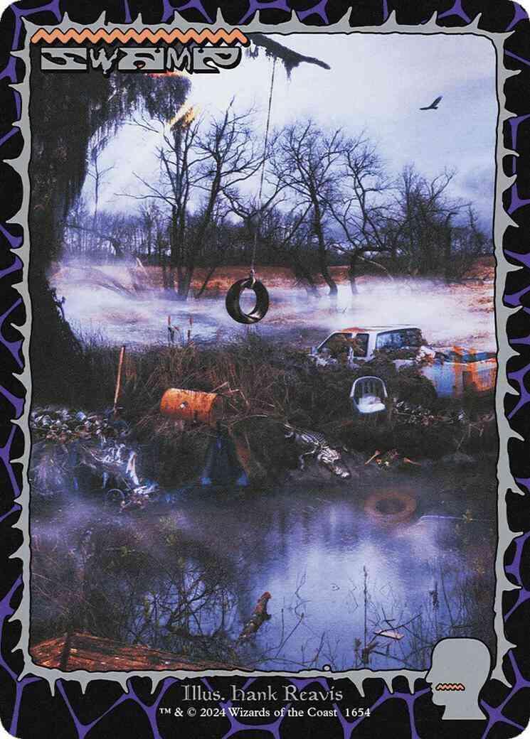 Swamp [1654] [Full Art] [Brain Dead: Lands] [Secret Lair Drop
