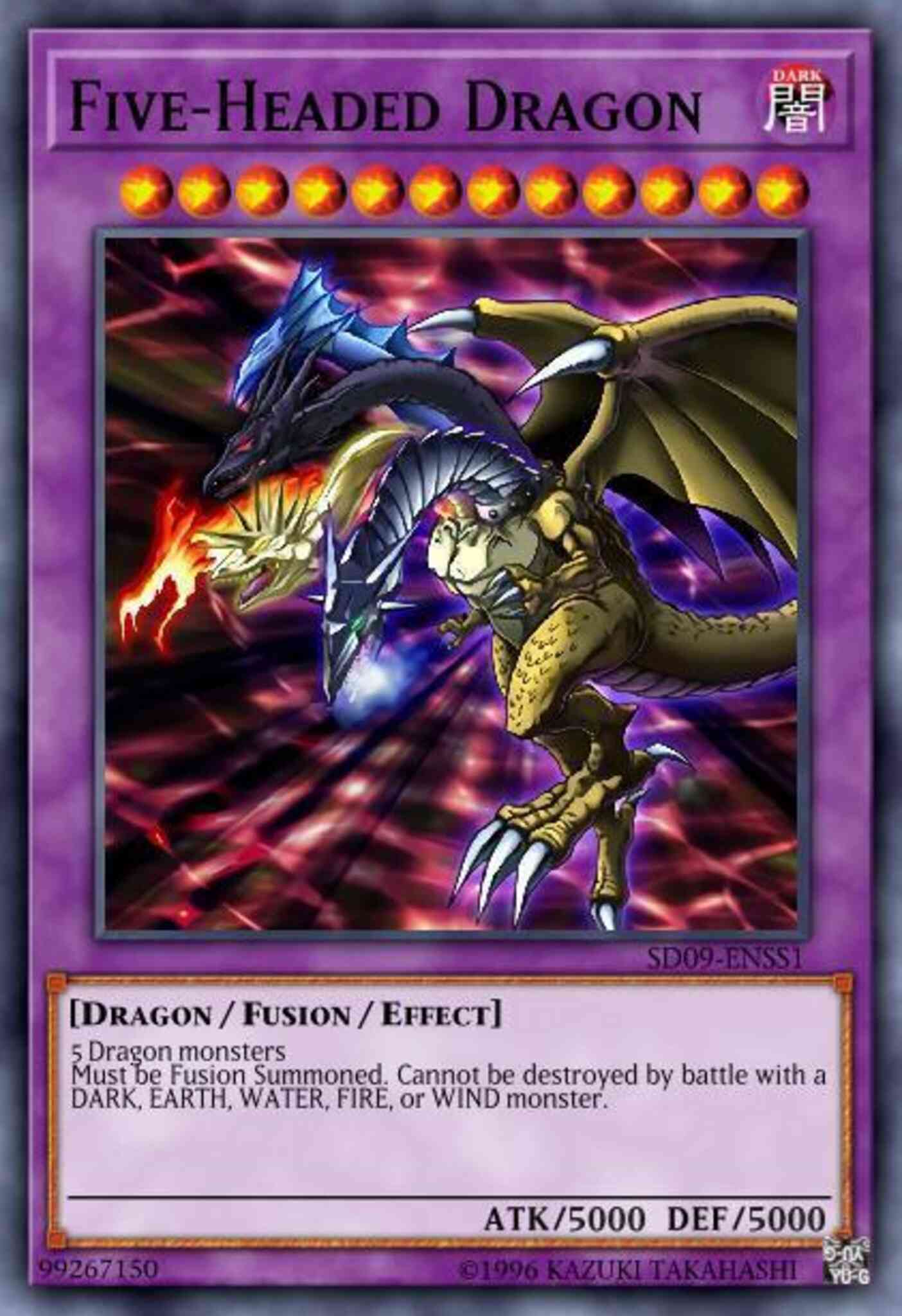 Five-Headed Dragon - MIL1-EN012 - Common - 1st Edition