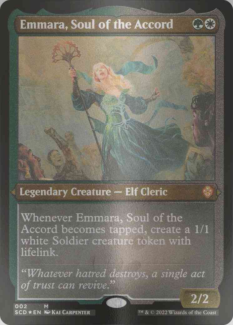 Emmara, Soul of the Accord [2] [Starter Commander Decks] [Etched Foil] –  Face to Face Games