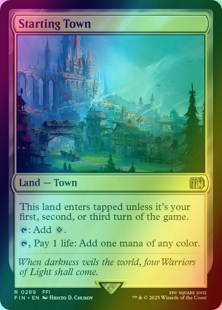 final fantasy town lands mtg Starting Town [289] [FINAL FANTASY] [Foil] – Face to Face Games