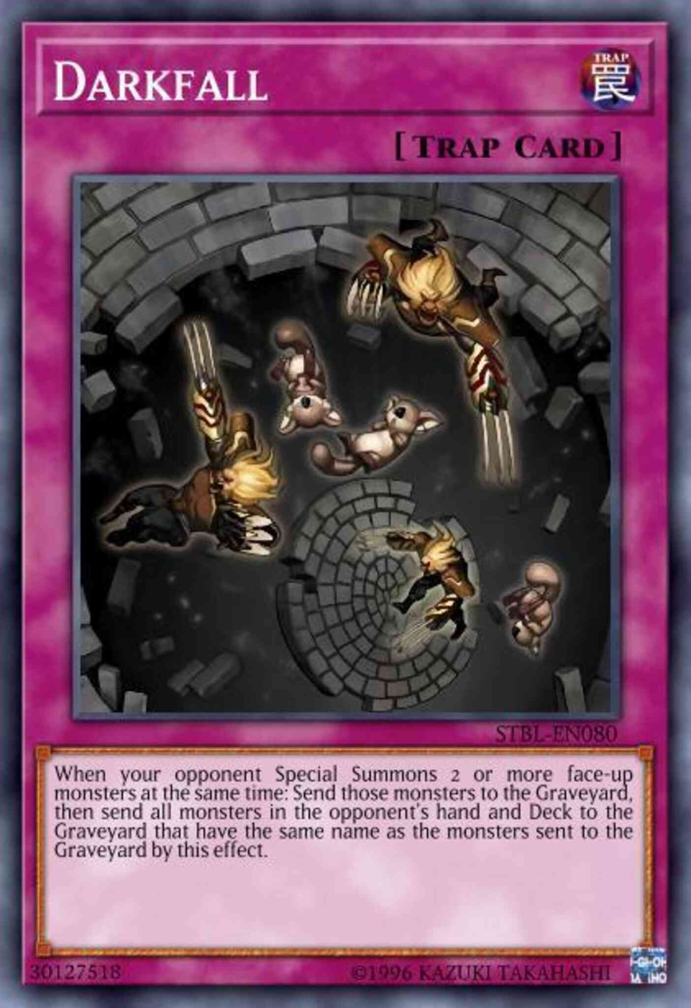 Darkfall (Green) (Dark Trap Hole) - DL16-EN020 - Rare - Unlimited