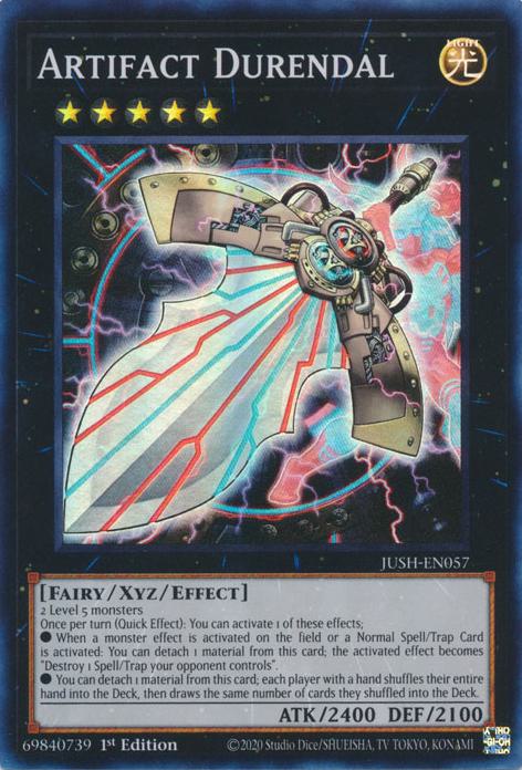 Artifact Durendal - JUSH-EN057 - Super Rare - 1st Edition