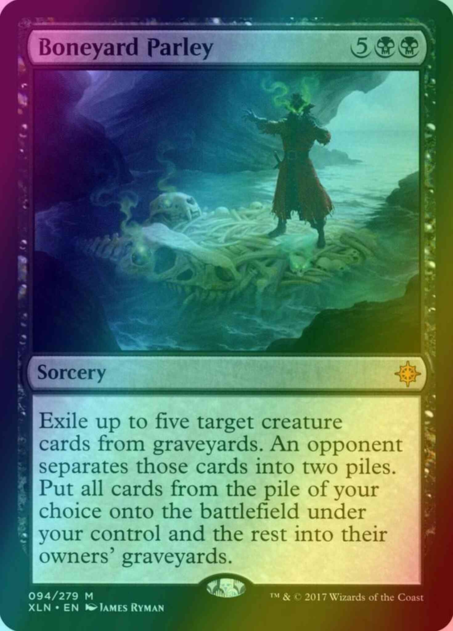 mtg parley cards Boneyard Parley [94] [Ixalan] [Foil] – Face to Face Games