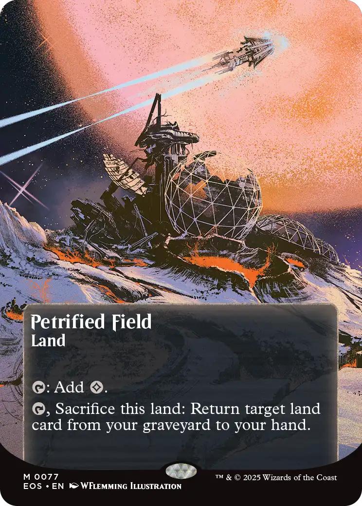 Petrified Field [77] [Borderless] [Poster] [Edge of Eternities: Stellar  Sights] [Non-Foil] – Face to Face Games