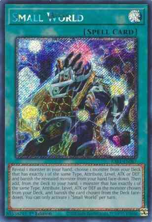 Small World - RA01-EN067 - Platinum Secret Rare - 1st Edition