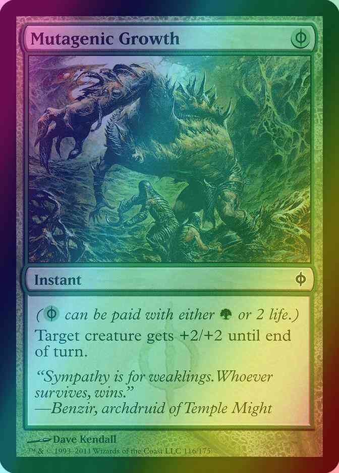 MTG 変異原性の成長 Mutagenic Growth 英語 FOIL セット Mutagenic Growth [116] [New Phyrexia] [Foil] – Face to Face Games
