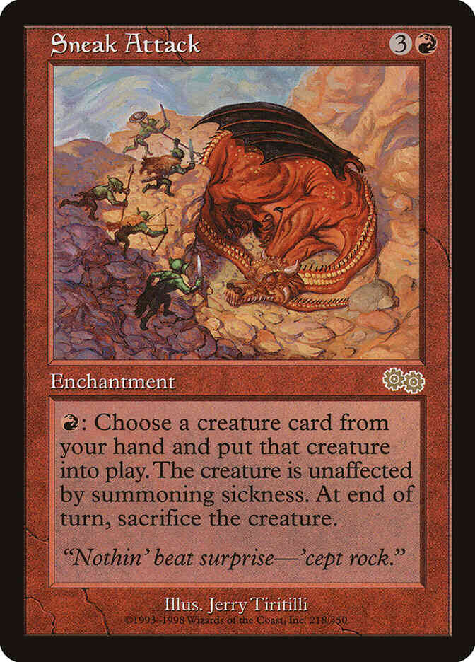 Sneak Attack [218] [Urza's Saga] [Non-Foil] – Face to Face Games