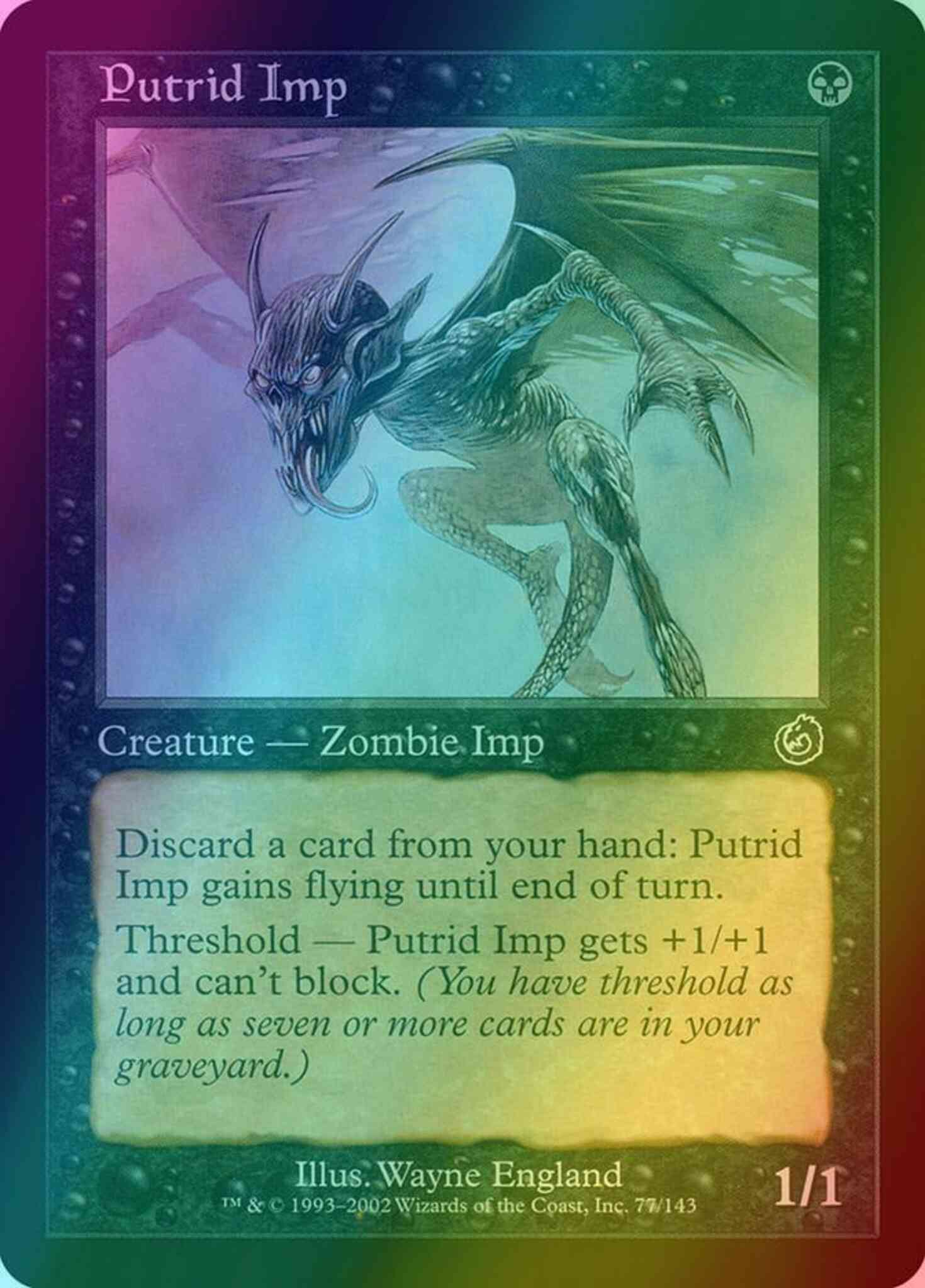 mtg imp cards Putrid Imp [77] [Torment] [Foil] – Face to Face Games