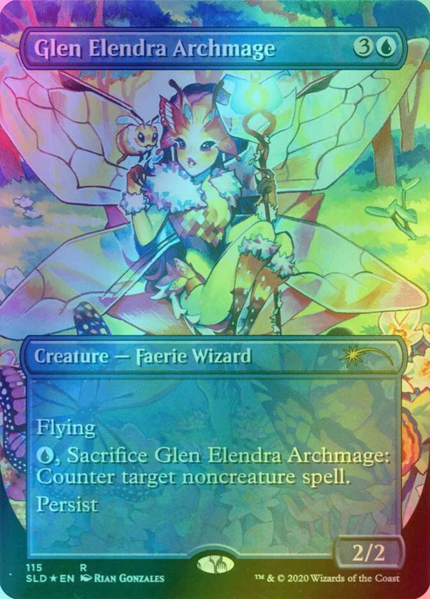 Glen Elendra Archmage [0115] [Borderless] [Faerie Rad] [Secret