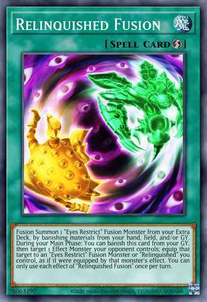 Relinquished Fusion (Green) - LDS1-EN049 - Ultra Rare