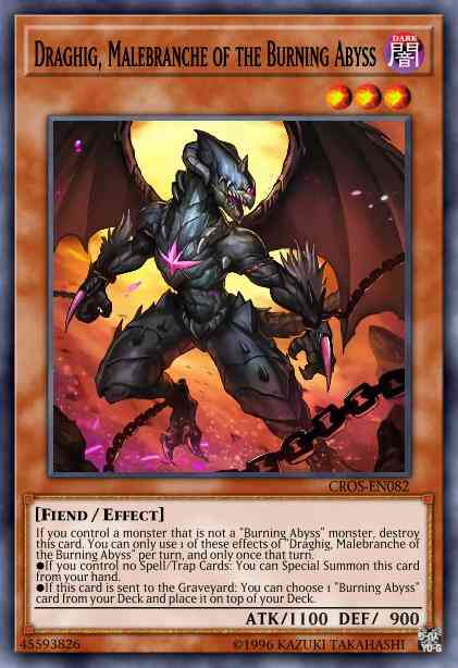 Draghig, Malebranche of the Burning Abyss - CROS-EN082 - Super Rare - Unlimited