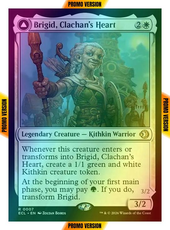 Brigid, Clachan's Heart // Brigid, Doun's Mind [7p] [Promo Pack] [Lorwyn Eclipsed: Promos] [Foil]