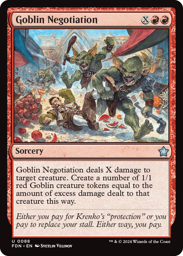 Goblin Negotiation [88] [Foundations] [Non-Foil]
