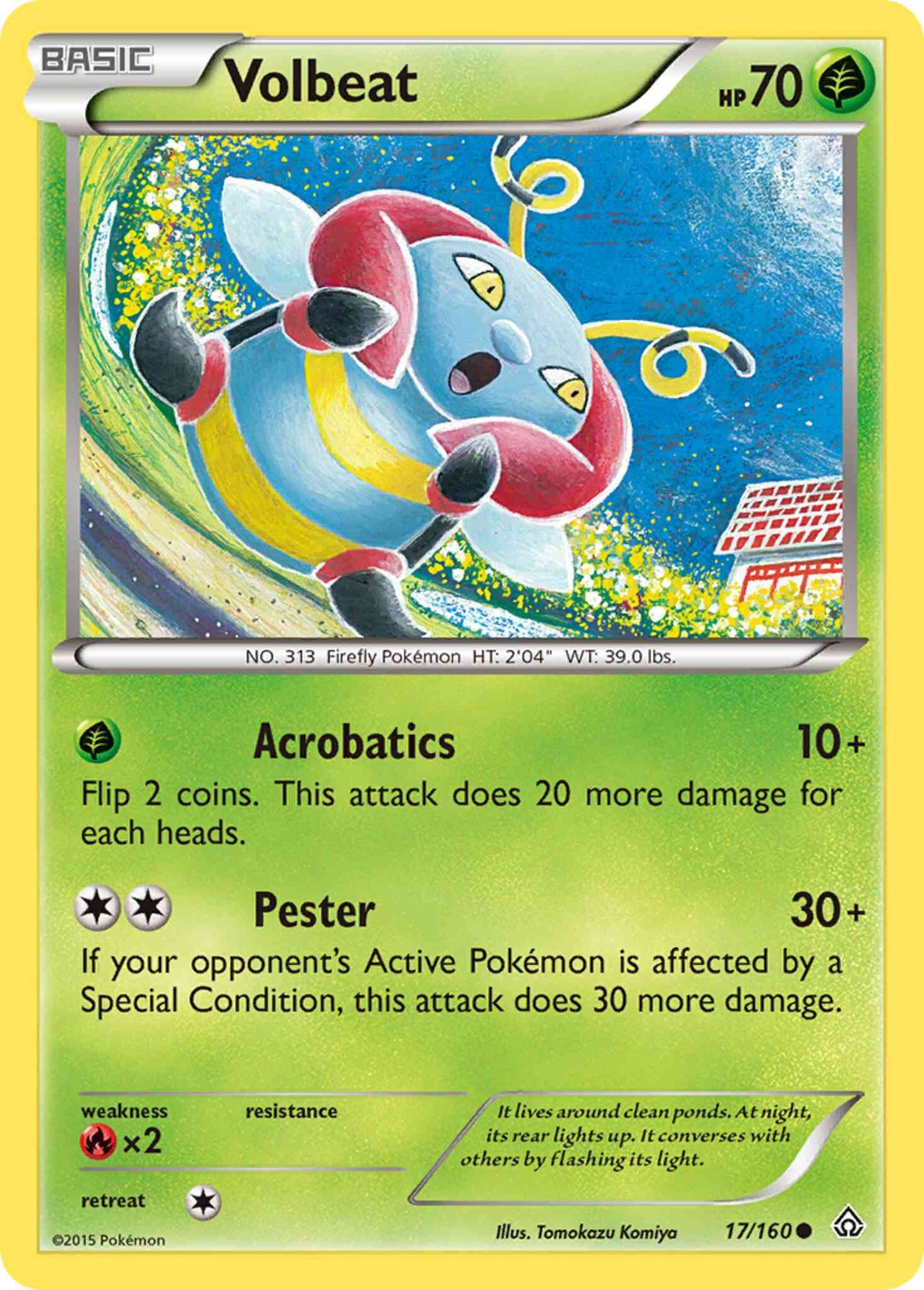 Volbeat - 17/160 - Common [xy5-17] [Reverse Holo]