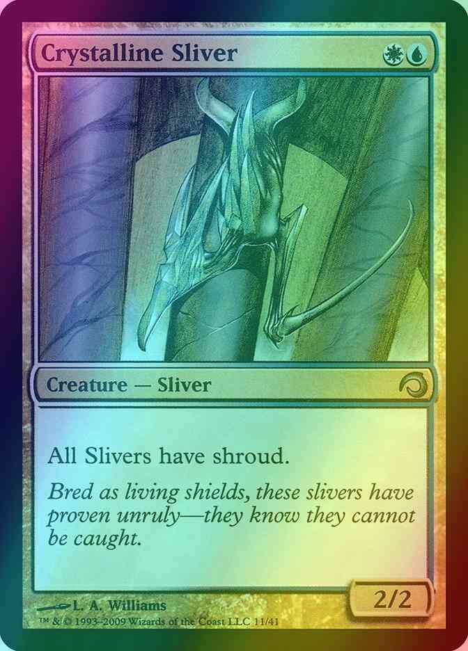 Crystalline Sliver [11] [Premium Deck Series: Slivers] [Foil]