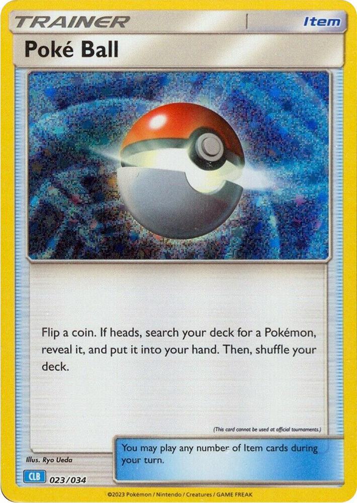 Poké Ball - 023/034 - Promo - CLB [tcgc-CLB023] [Holo]