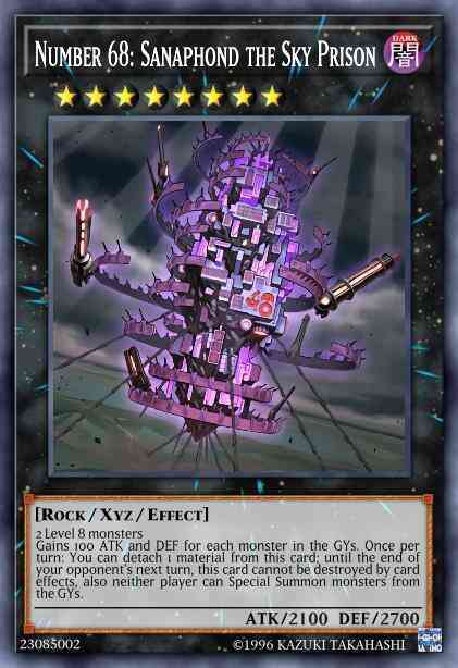 Number 68: Sanaphond the Sky Prison - TOCH-EN051 - Rare - 1st Edition