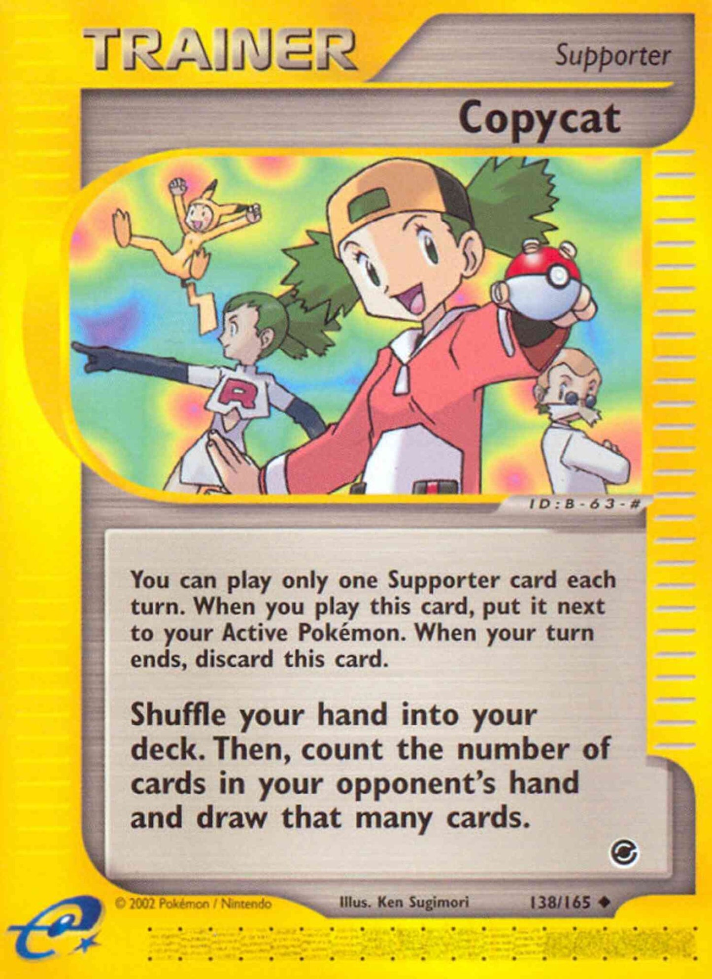 Copycat - 138/165 - Uncommon [ecard1-138] [Reverse Holo]
