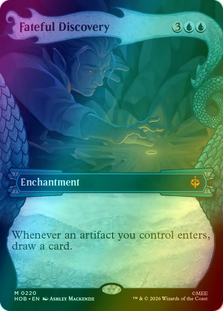 Fateful Discovery [220] [Borderless] [Dragon Hoard] [The Hobbit] [Foil]