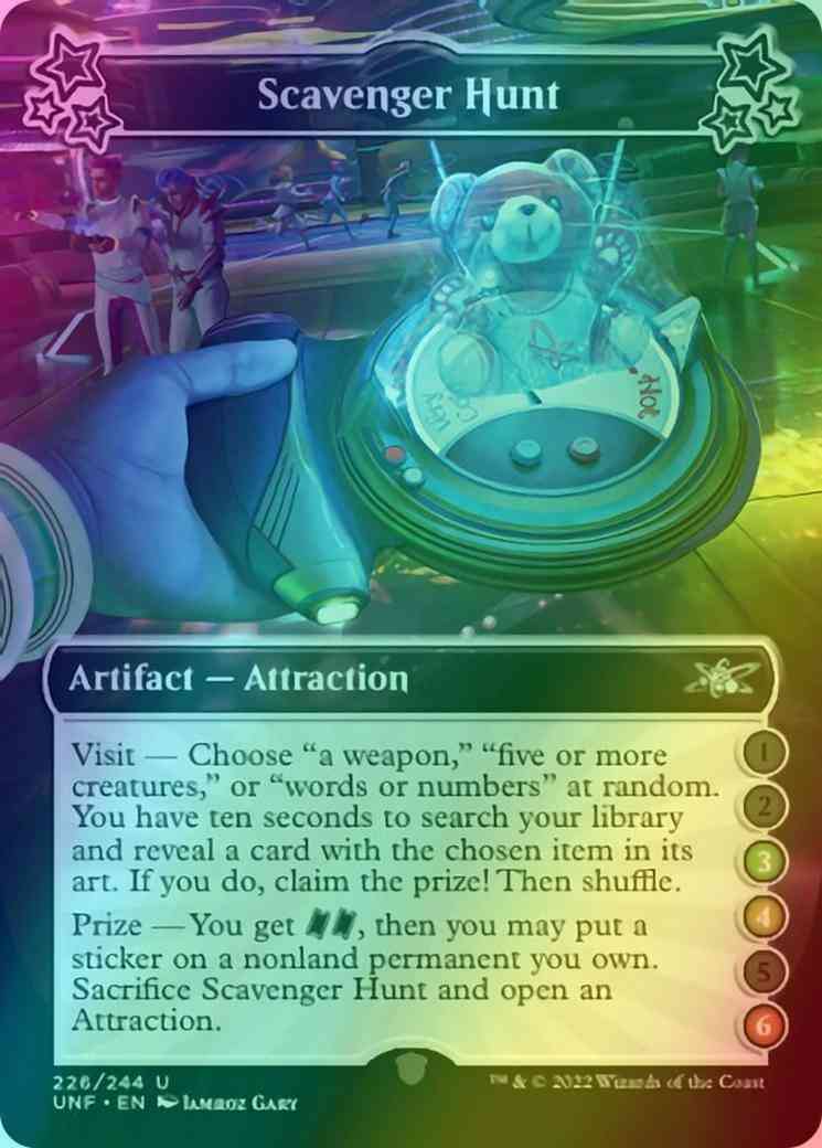 Scavenger Hunt (3/4/6) [226d] [Borderless] [Unfinity] [Foil]