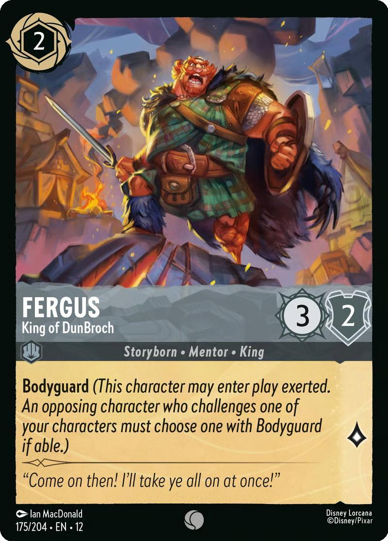 Fergus - King of DunBroch - 175/204 [Wilds Unknown] [Non-Foil]