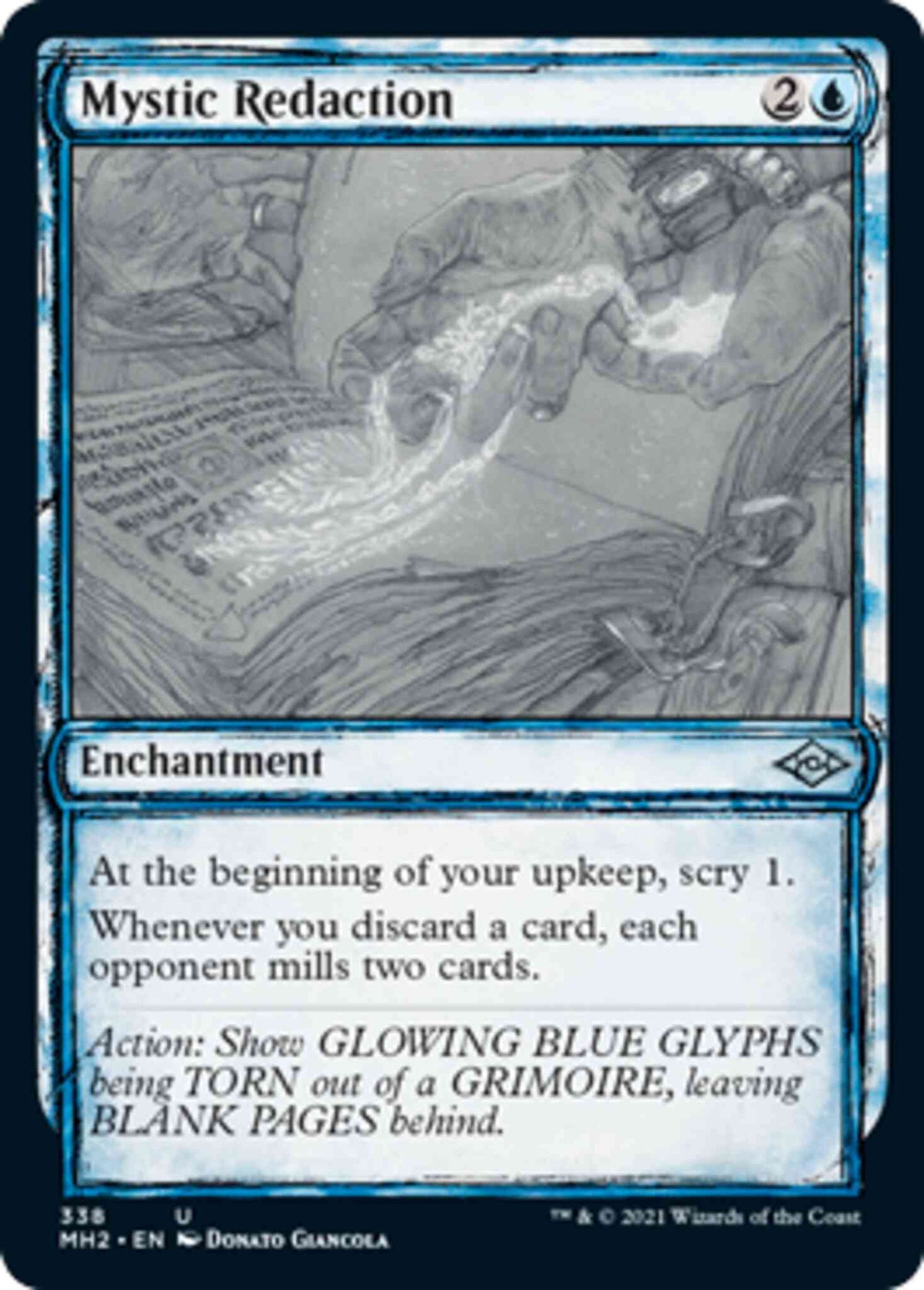 Mystic Redaction [338] [Sketch Showcase] [Modern Horizons 2] [Non-Foil]