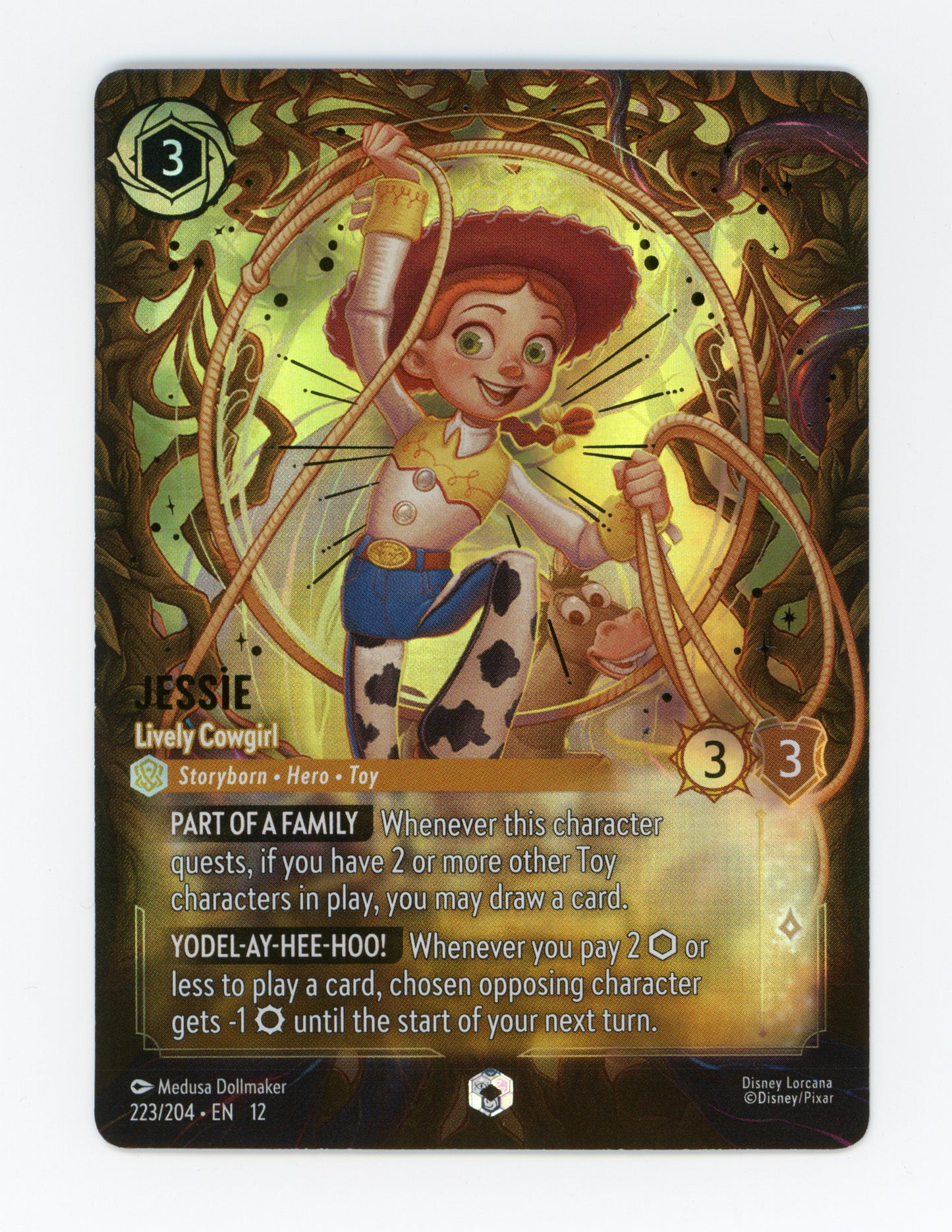 Jessie - Lively Cowgirl — Enchanted|Holofoil — ID 19146
