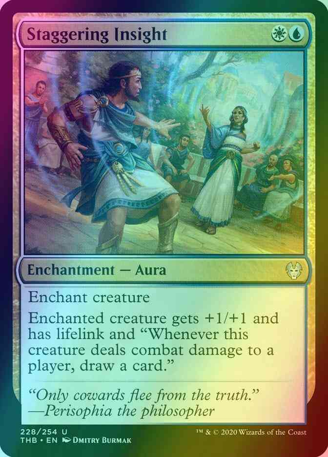 Staggering Insight [228] [Theros Beyond Death] [Foil]
