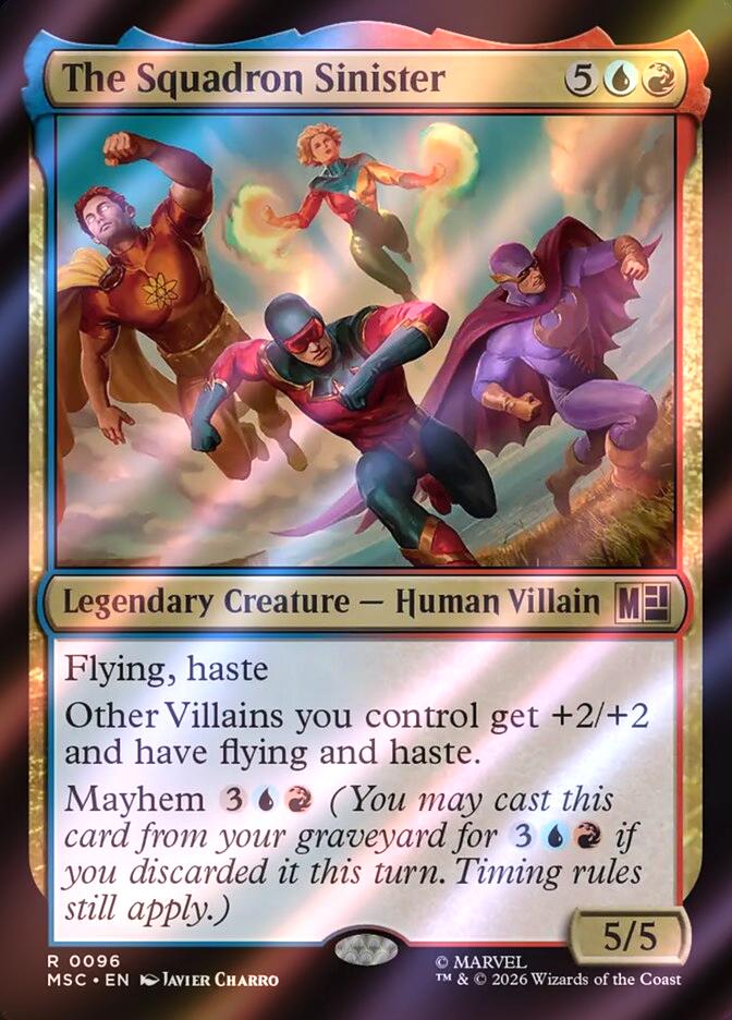 The Squadron Sinister [96] [Marvel Super Heroes: Commander] [Surge Foil]