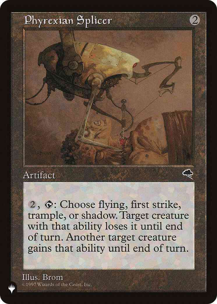 Phyrexian Splicer [TMP-303] [The List] [Non-Foil]