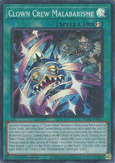 Clown Crew Malabarisme - BLZD-EN061 - Super Rare - 1st Edition