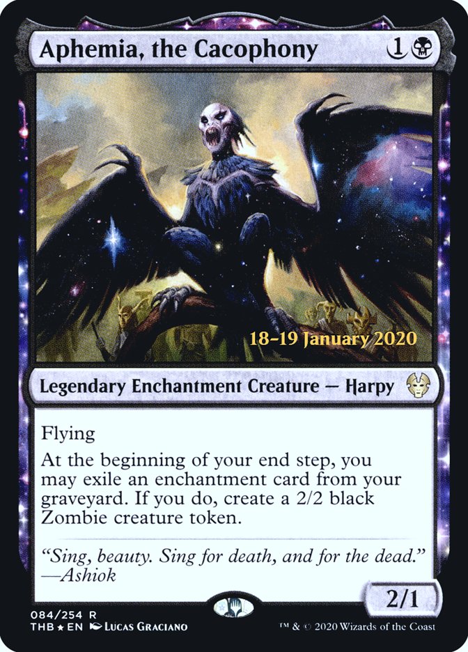 Aphemia, the Cacophony [84s] [Theros Beyond Death Promos] [Foil]