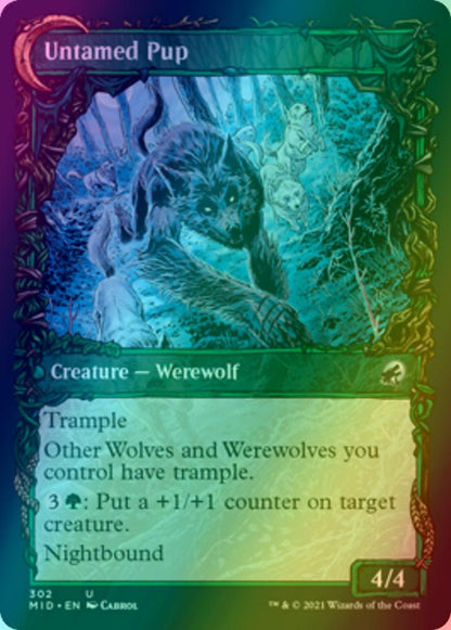 Hound Tamer // Untamed Pup [302] [Equinox Showcase] [Innistrad: Midnight Hunt] [Foil]