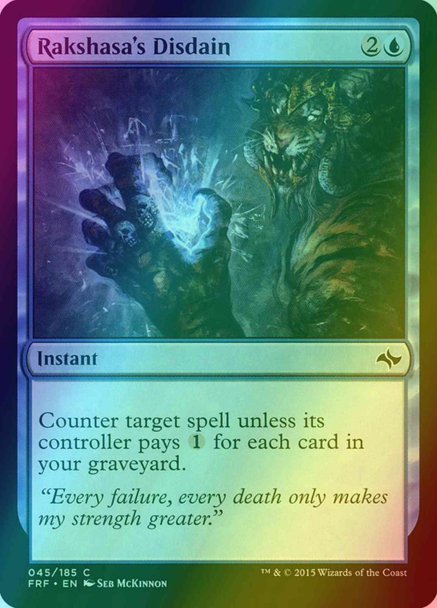 Rakshasa's Disdain [45] [Fate Reforged] [Foil]
