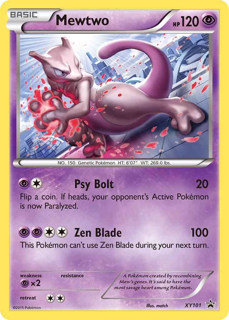 Mewtwo - XY101 - Promo [xyp-XY101] [Holo]