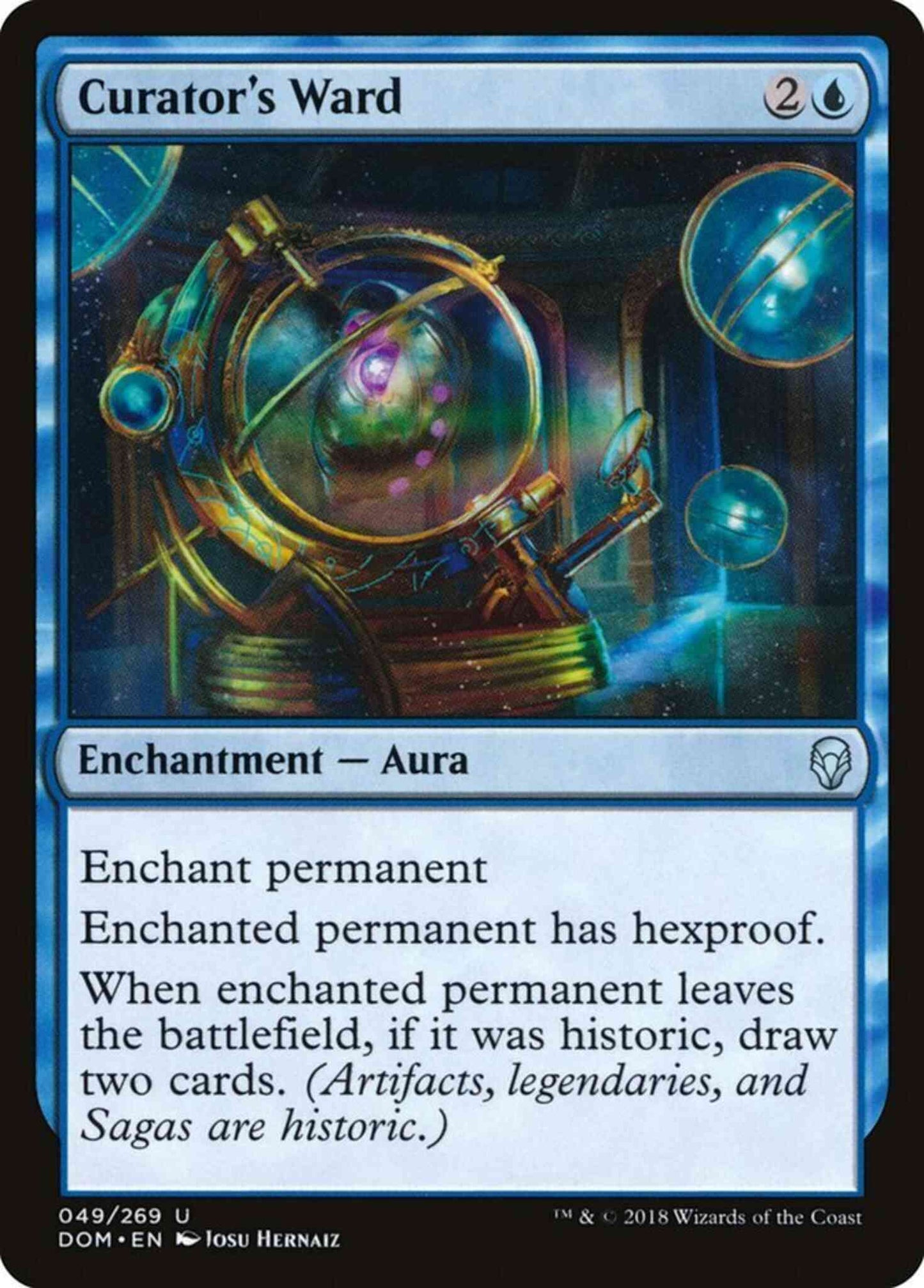 Curator's Ward [49] [Dominaria] [Non-Foil]