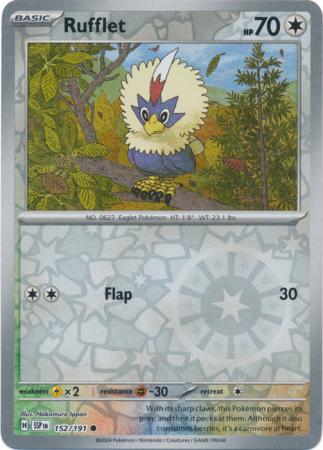 Rufflet - 152/191 - Common [sv08-152] [Reverse Holo]