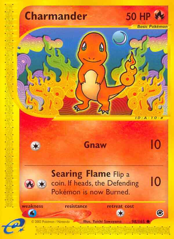 Charmander - 98/165 - Common [ecard1-98] [Non-Holo]