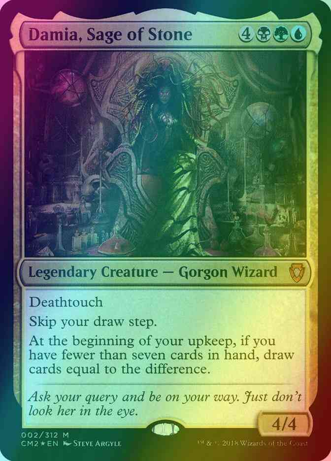 Damia, Sage of Stone [2] [Commander Anthology Volume II] [Foil]