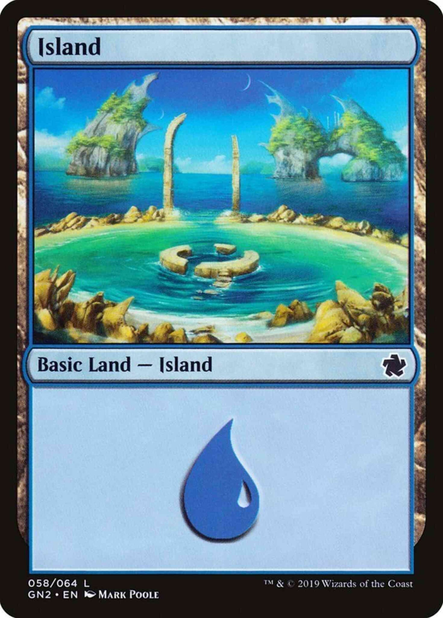 Island [58] [Game Night 2019] [Non-Foil]