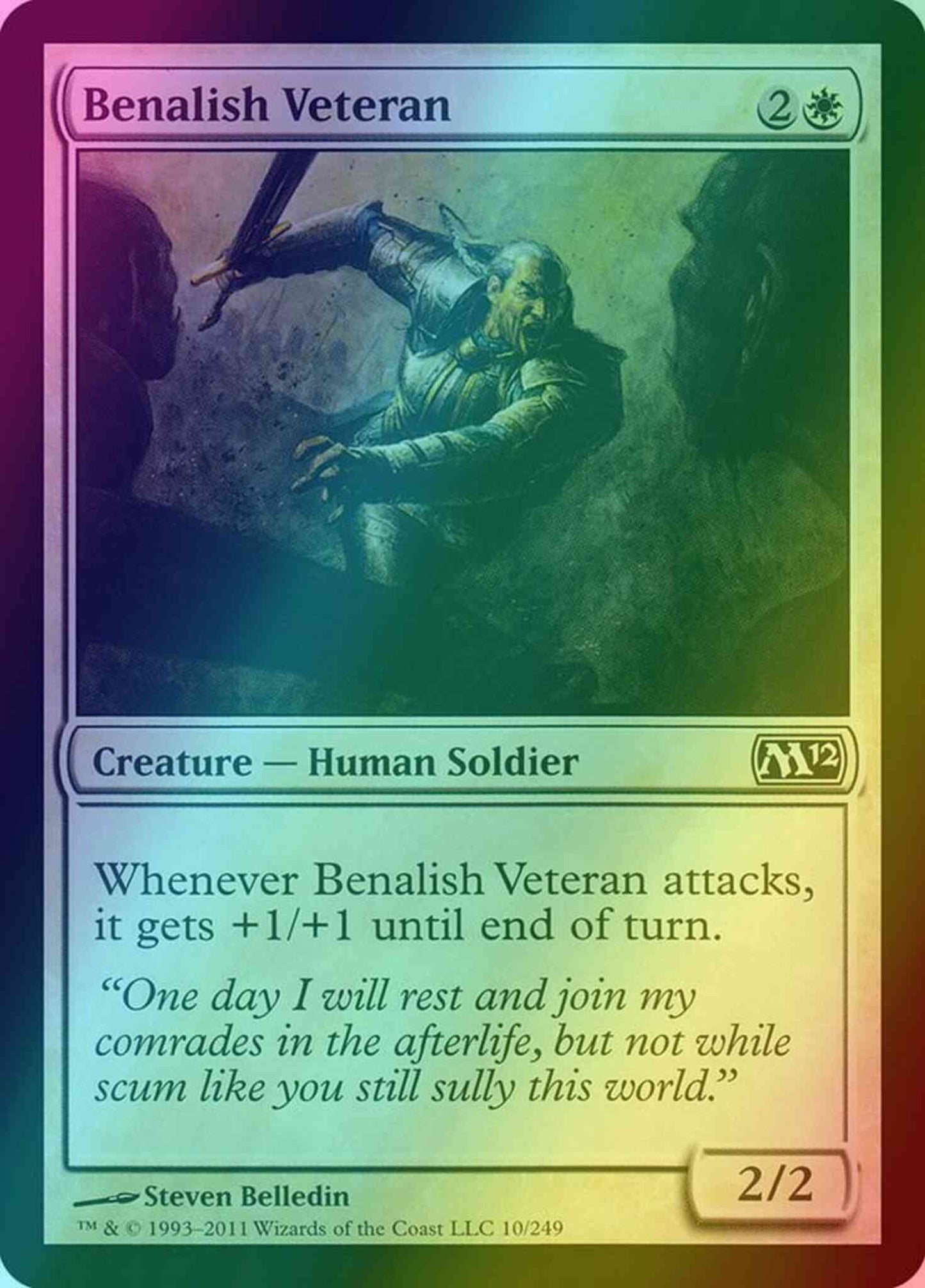 Benalish Veteran [10] [Magic 2012] [Foil]