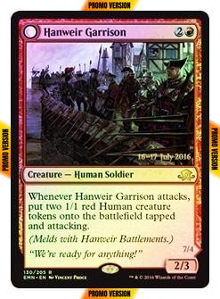 Hanweir Garrison // Hanweir, the Writhing Township [130as] [B] [Eldritch Moon Promos] [Foil]