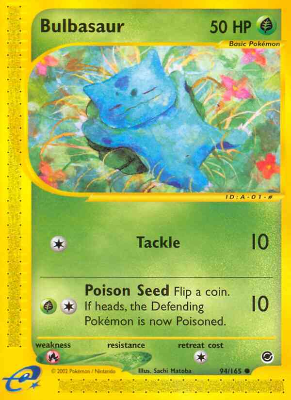 Bulbasaur - 94/165 - Common [ecard1-94] [Reverse Holo]
