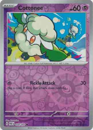 Cottonee - 034/091 - Common [sv045-034] [Reverse Holo]