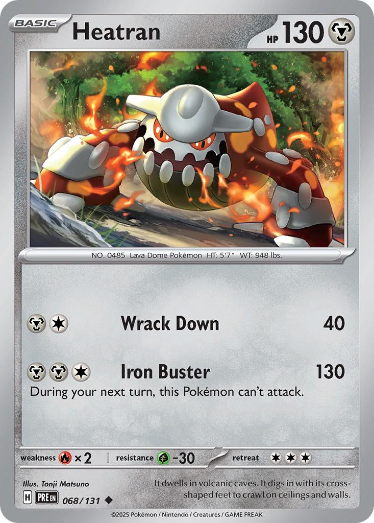 Heatran - 068/131 - Uncommon [sv085-068] [Non-Holo]