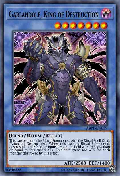 Garlandolf, King of Destruction - ABPF-EN039 - Ultimate Rare - 1st Edition