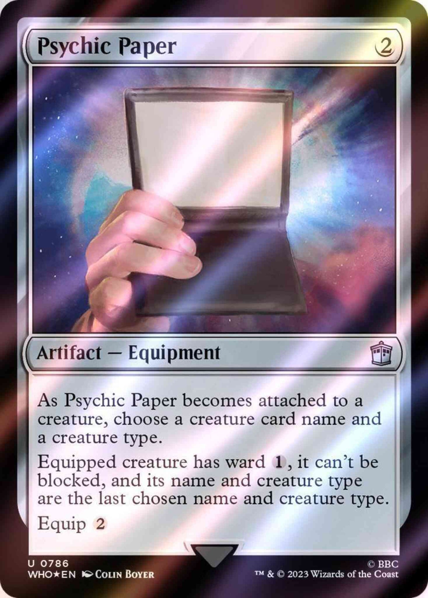 Psychic Paper [786] [Universes Beyond: Doctor Who] [Surge Foil]