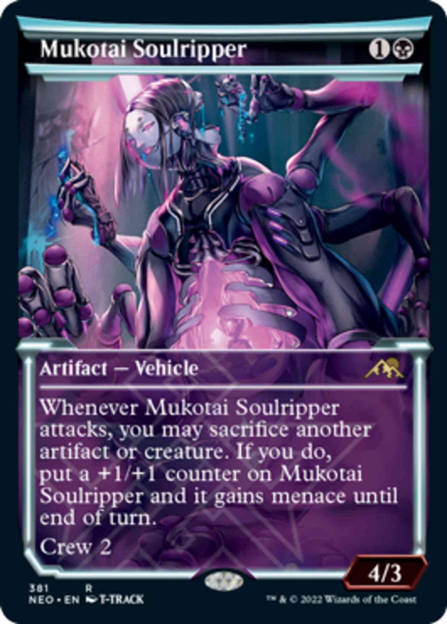 Mukotai Soulripper [381] [Soft Glow Showcase] [Kamigawa: Neon Dynasty] [Non-Foil]